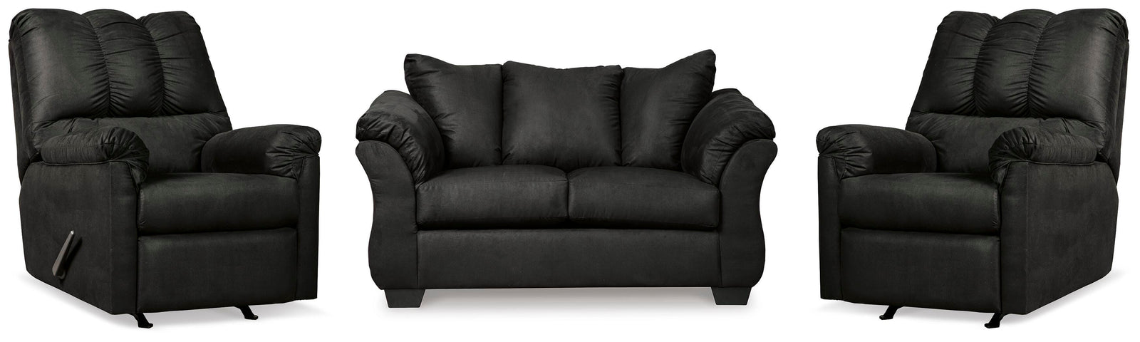 Darcy Loveseat and 2 Recliners (75008-SI)