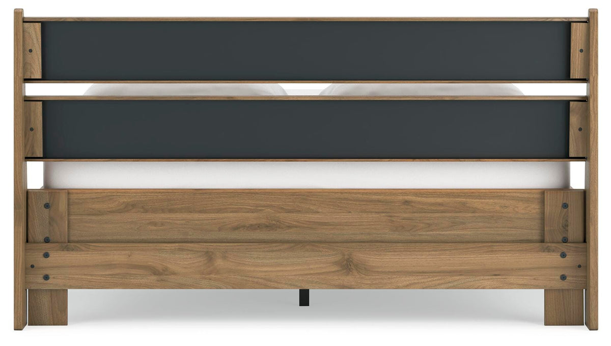 Deanlow Platform Panel Bed - Honey  (EB1866-SI) - Image 5