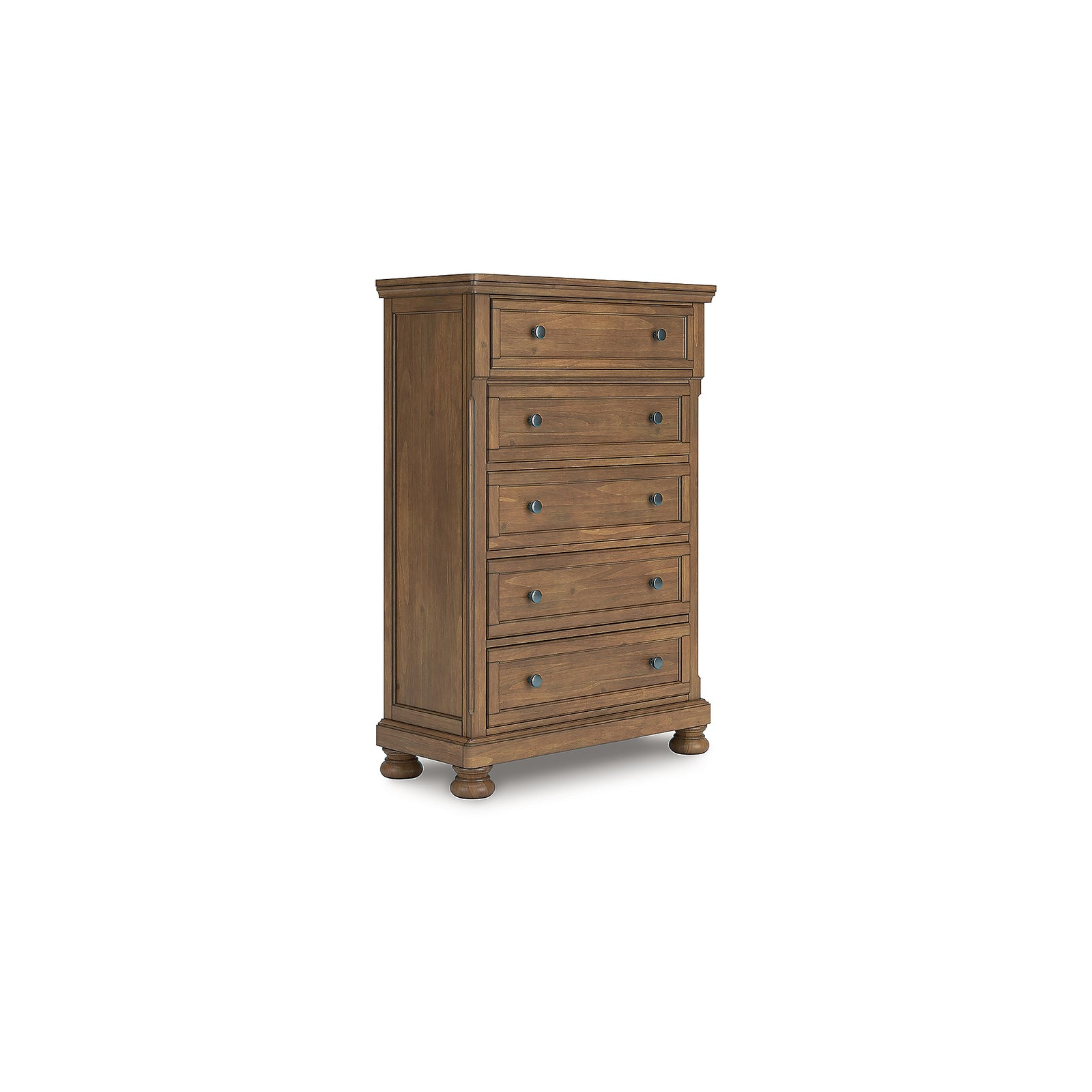 Feddinger Queen Panel Bed, Dresser, Mirror, Chest and 2 Nightstands (PCB779-SI) - Image 9