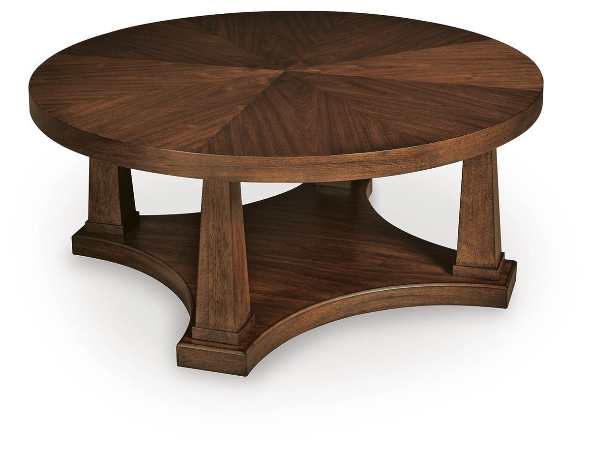 Rustic Plains Coffee Table - Warm Brown  (T877-SI) - Image 3