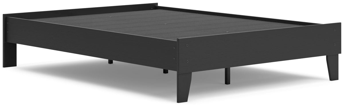 Socalle Platform Bed - Black  (EB1865-SI) - Image 16
