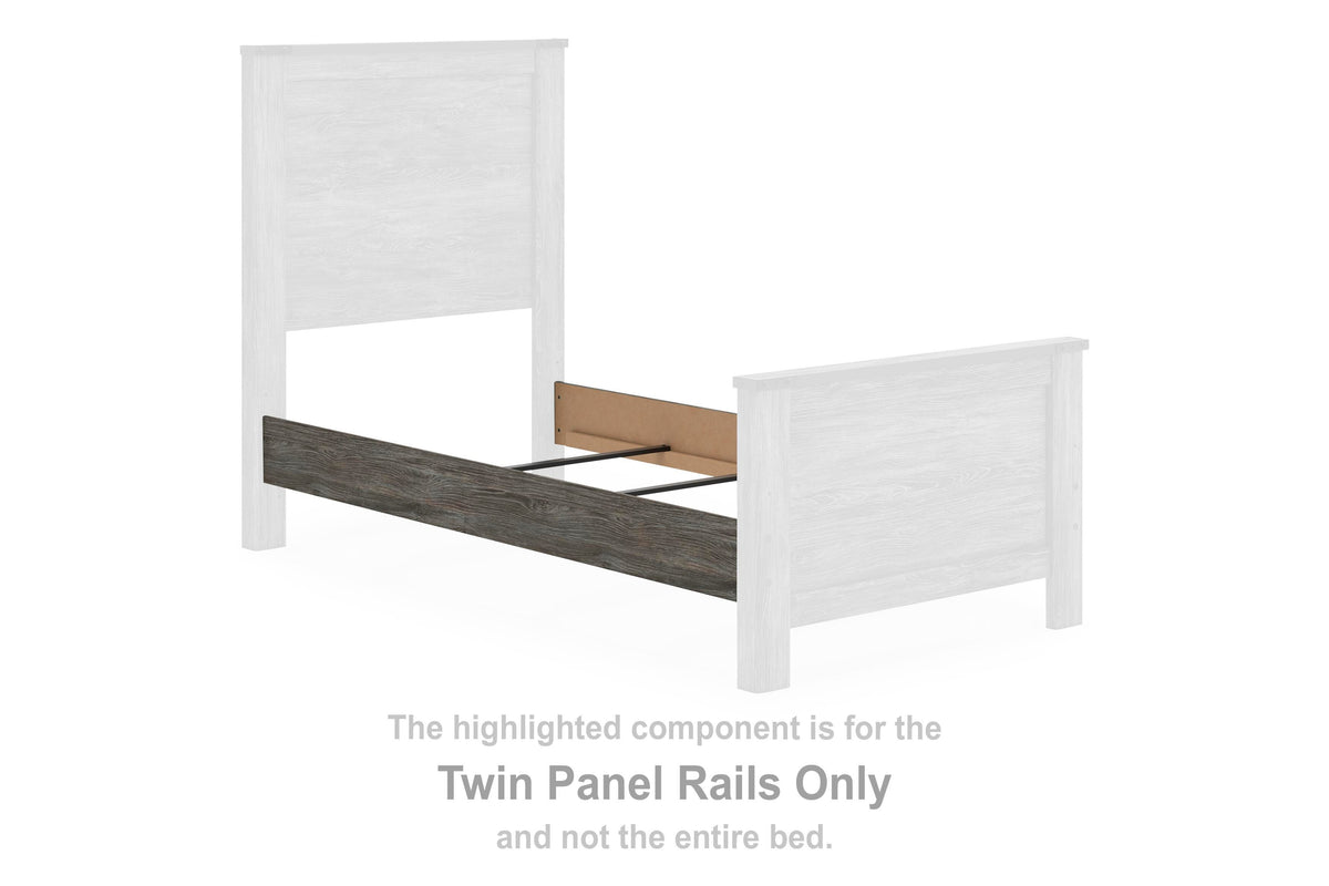 Frandern Panel Rails (Youth) - Gray  (B4480-SI) - Image 2