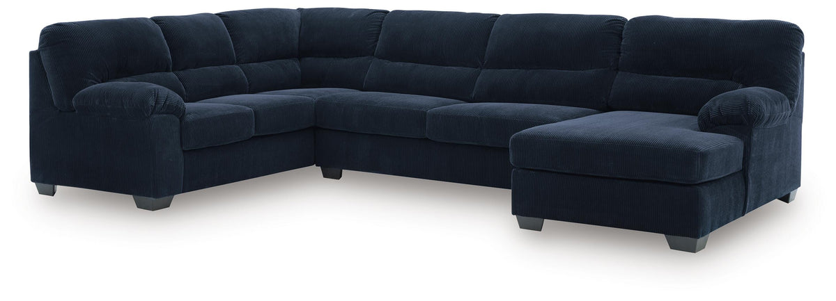 SimpleJoy 3-Piece Sectional with Chaise (24205-SI)