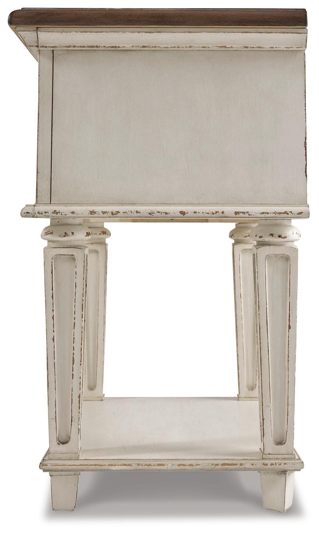 Realyn Upholstered Panel Bed and Nightstand (B743-SI) - Image 5