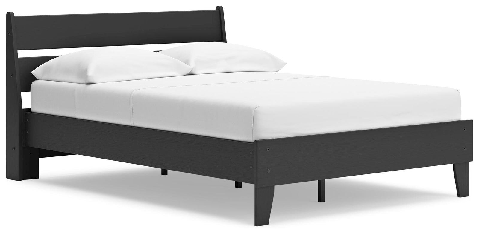 Socalle Panel Platform Bed (Youth) - Black  (EB1865-SI)