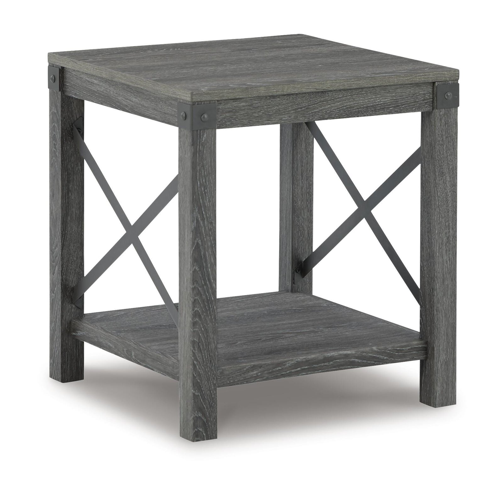 Freedan Coffee Table and 2 End Tables - Grayish Brown  (T175-SI) - Image 4
