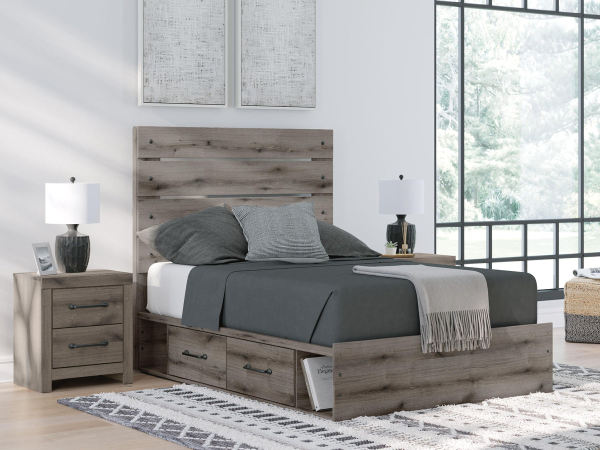 Graystorm Full Panel Bed with Storage (PCB2405-SI) - Image 9