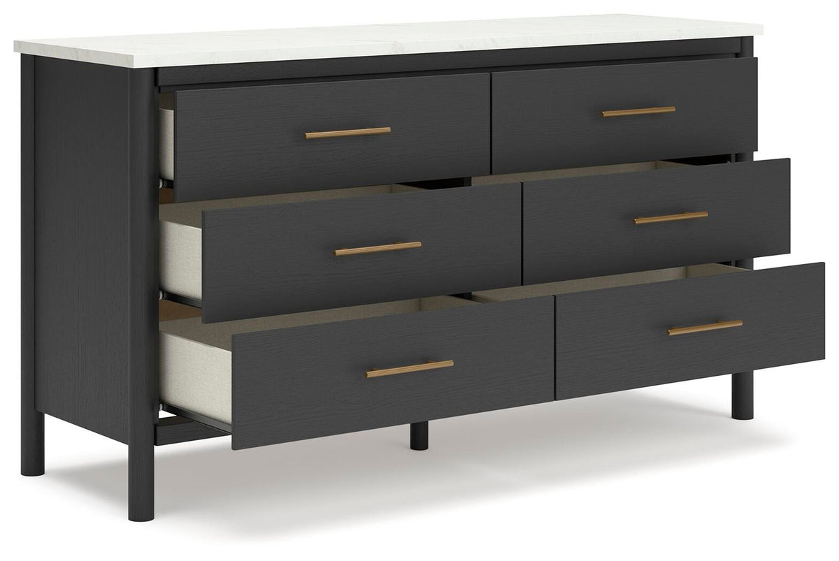 Cadmori Dresser - Black/White  (B2616-SI) - Image 4