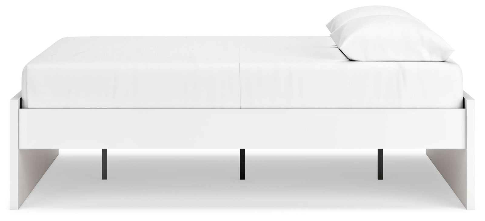 Onita Platform Bed - White  (EB9630-SI) - Image 6
