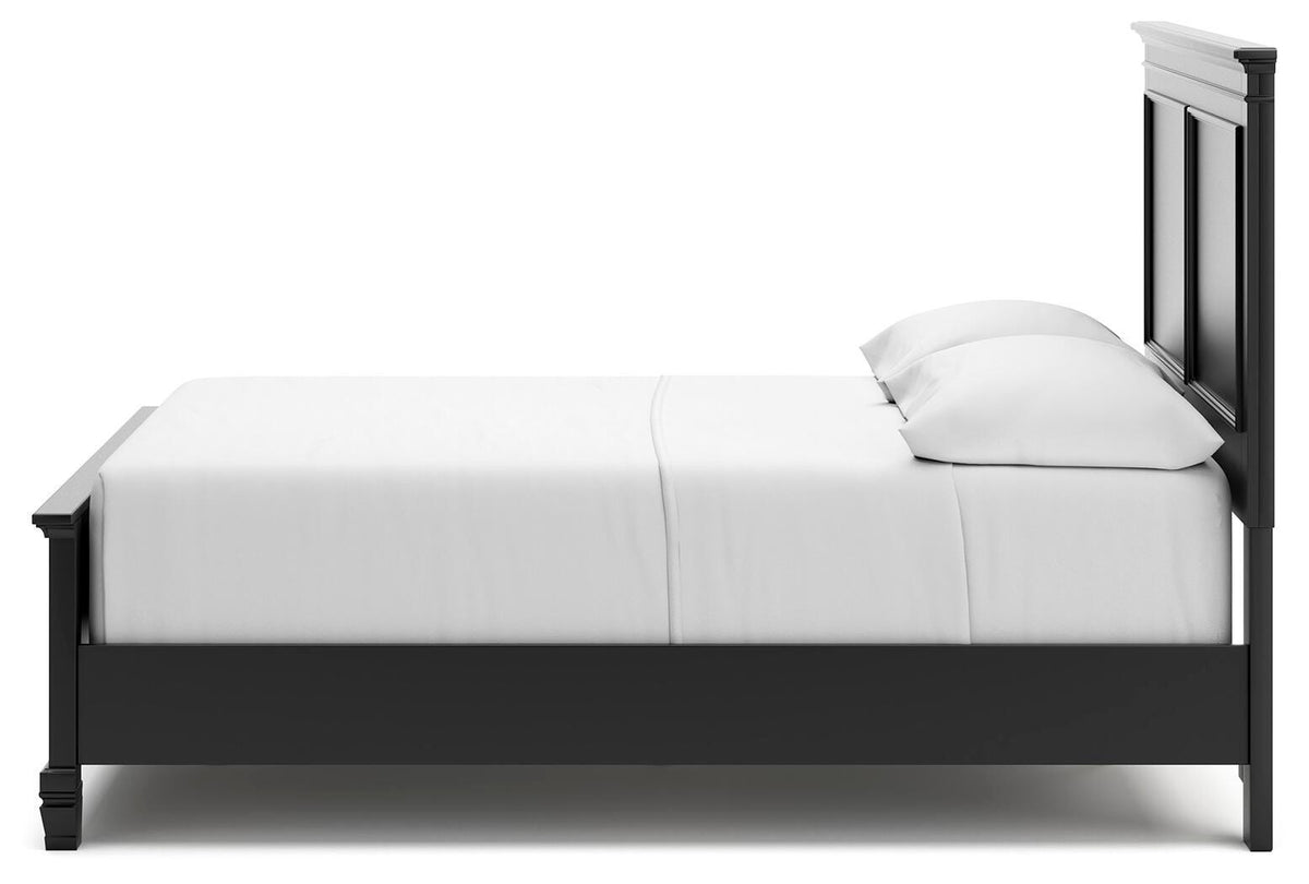 Lanolee Panel Bed (Youth) - Black  (B687-SI) - Image 7