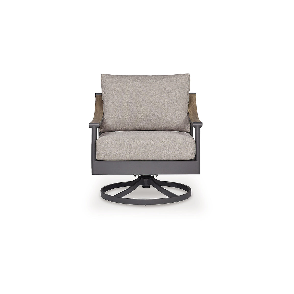 Ocean Beach Outdoor Swivel Lounge with Cushion (PCP510-SI) - Image 4