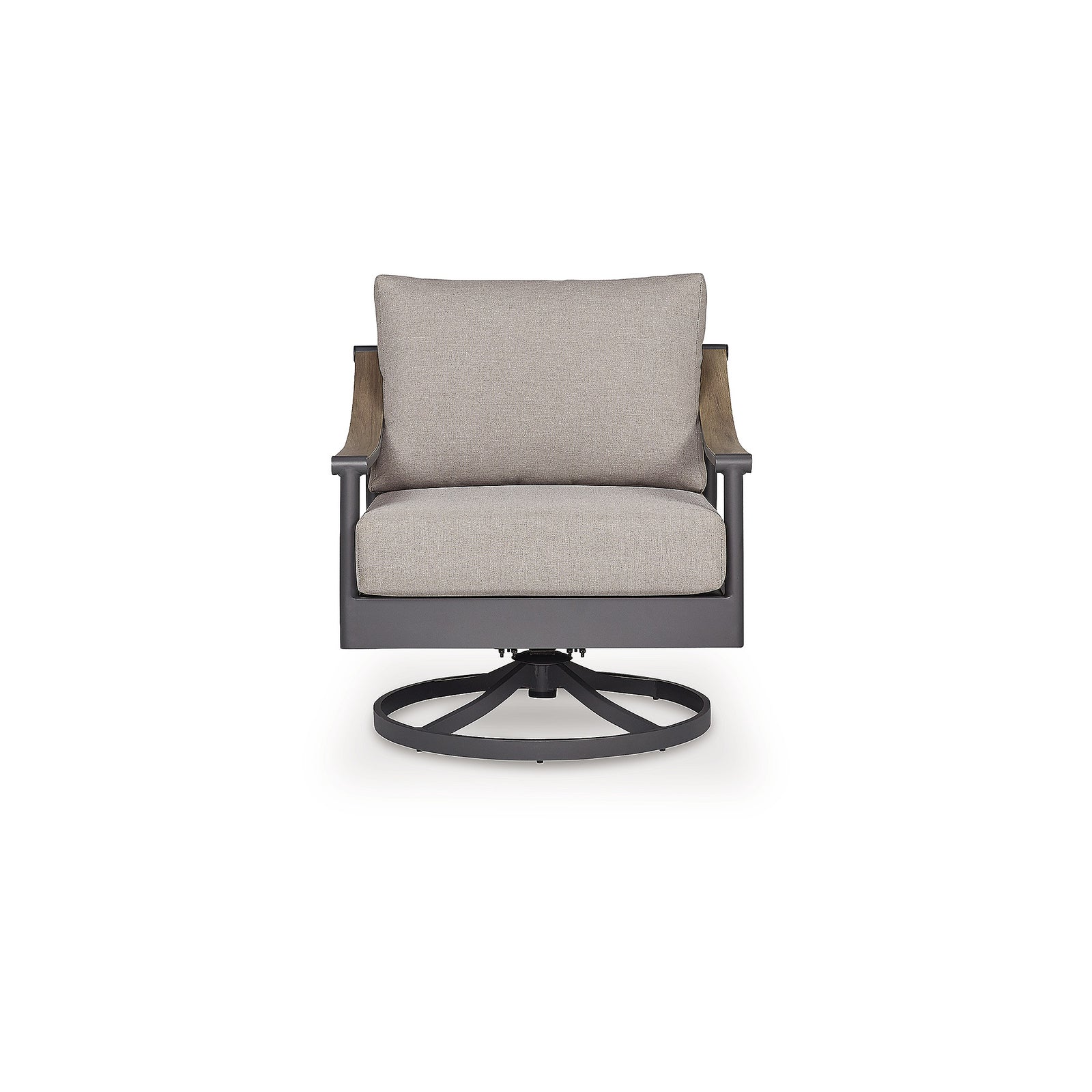 Ocean Beach Outdoor Swivel Lounge with Cushion (PCP510-SI) - Image 4