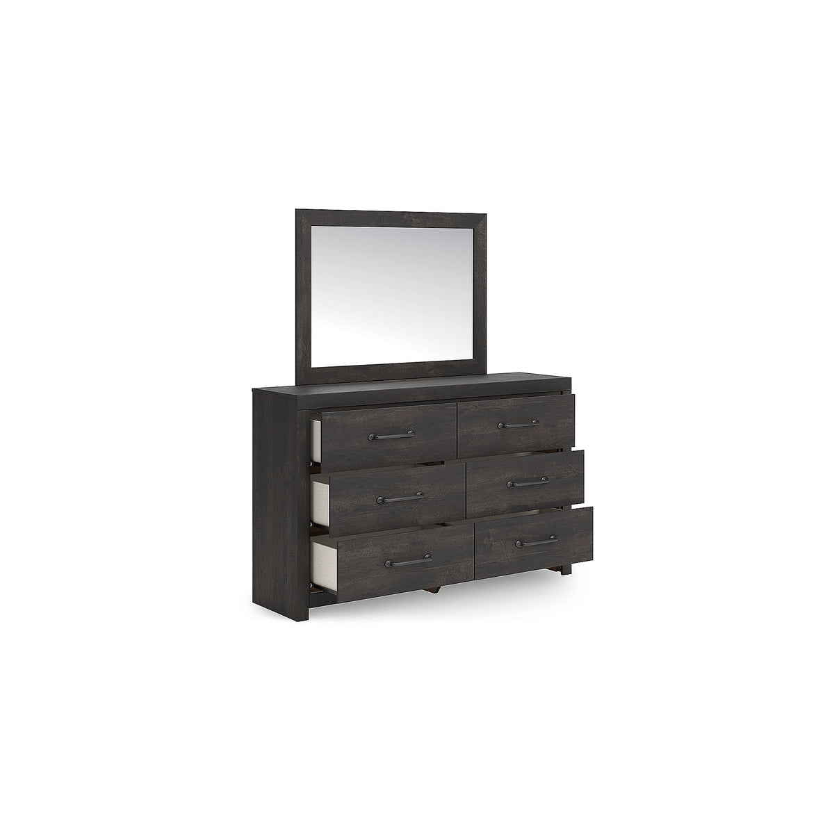 Hollivern Queen Panel Bed, Dresser, Mirror and Nightstand (PCB2108-SI) - Image 4