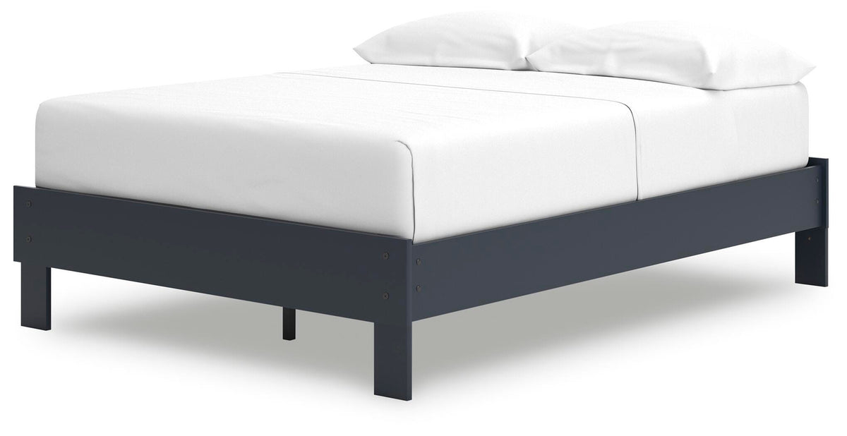 Simmenfort Platform Bed (Youth) - Navy Blue  (EB1528-SI) - Image 2