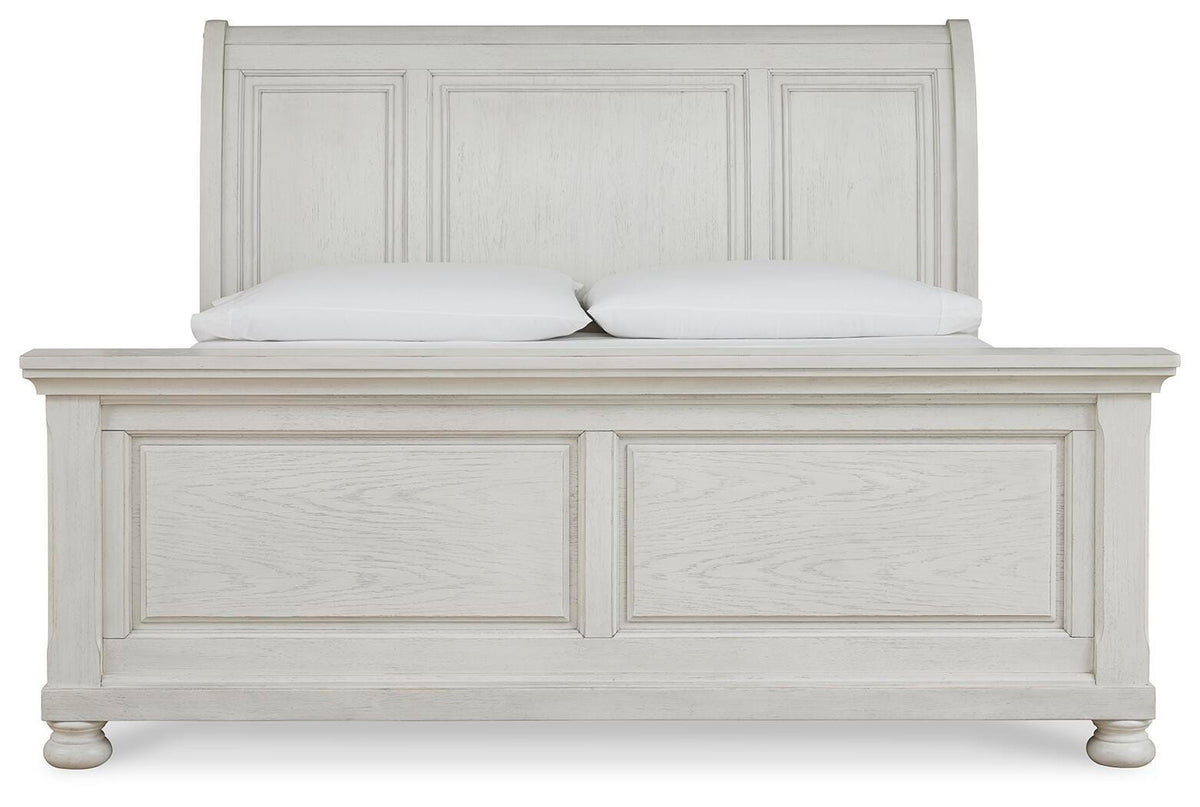 Robbinsdale Sleigh Bed - Antique White  (B742-SI) - Image 2