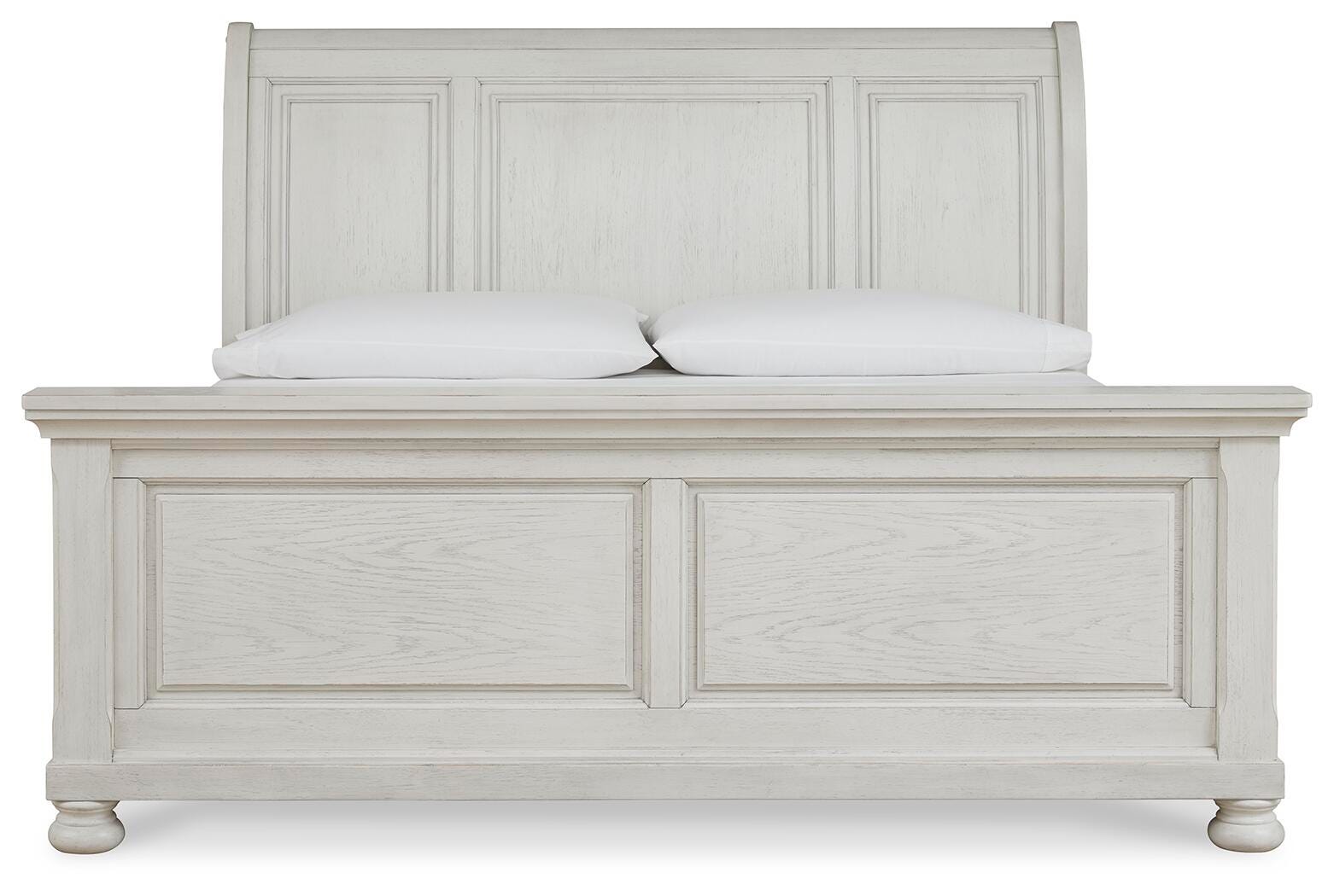 Robbinsdale Sleigh Bed - Antique White  (B742-SI) - Image 2