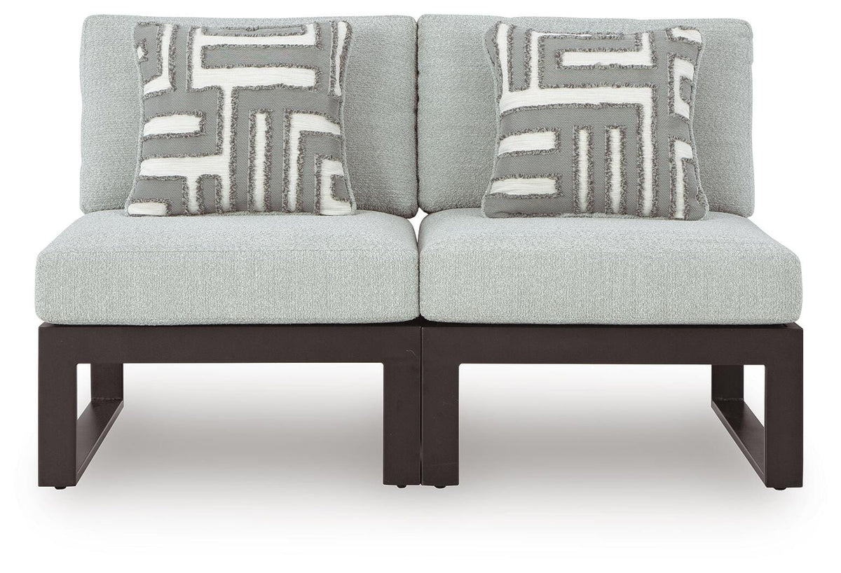 Beachloft 2-Piece Outdoor Sectional (P490-SI)