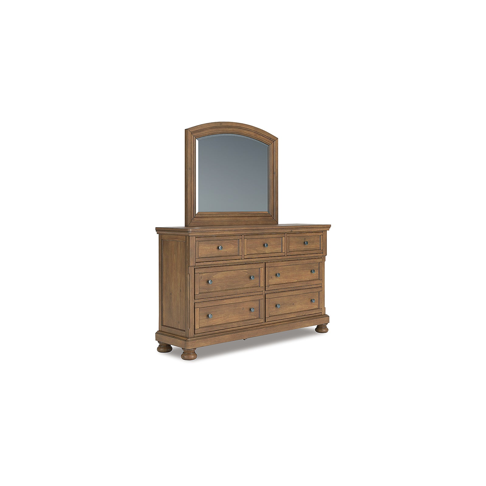 Feddinger Queen Panel Bed, Dresser and Mirror (PCB779-SI) - Image 3