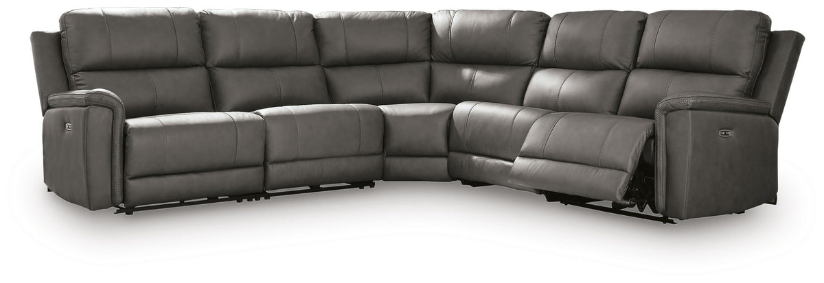 Bleckley 5-Piece Power Reclining Sectional (PCU12000-SI)