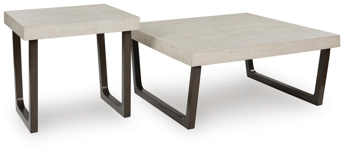 Westenfort Table (Set of 2) - Espresso/Gray  (T202-SI)