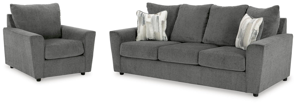 Stairatt Sofa and Chair (28502-SI)