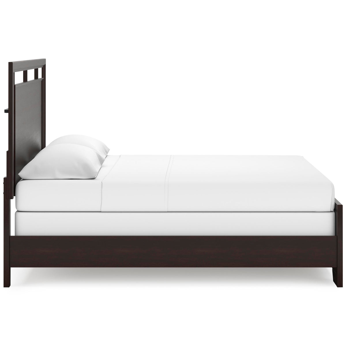 Covetown Panel Bed, Dresser and Mirror - Dark Brown  (B441-SI) - Image 9