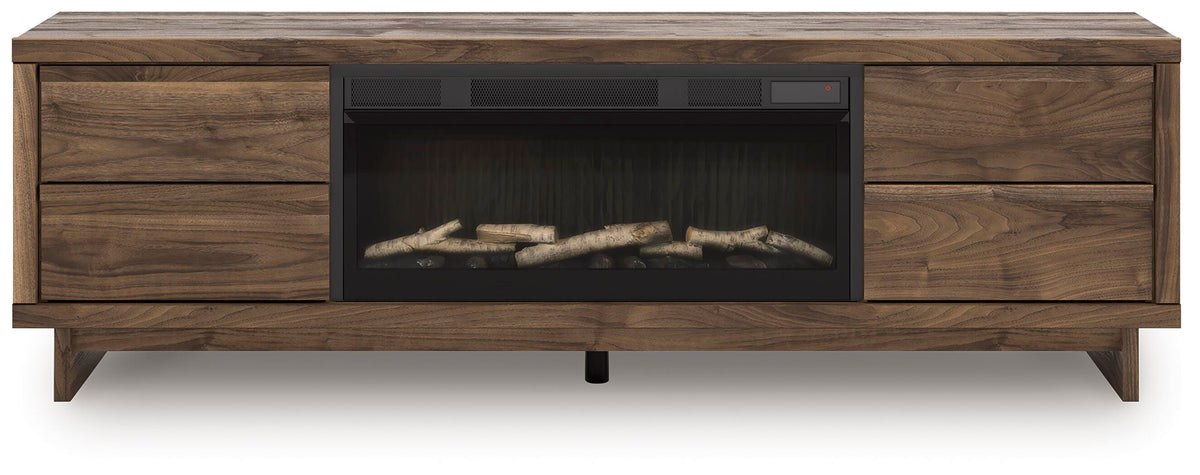 Zadilyn 72 TV Stand with Electric Fireplace (W3367-SI) - Image 2