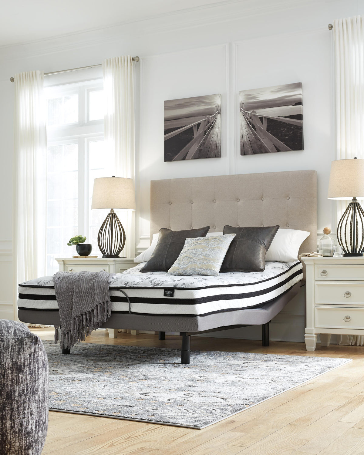 8 Inch Chime Innerspring King Mattress in a Box (M695-SI) - Image 8