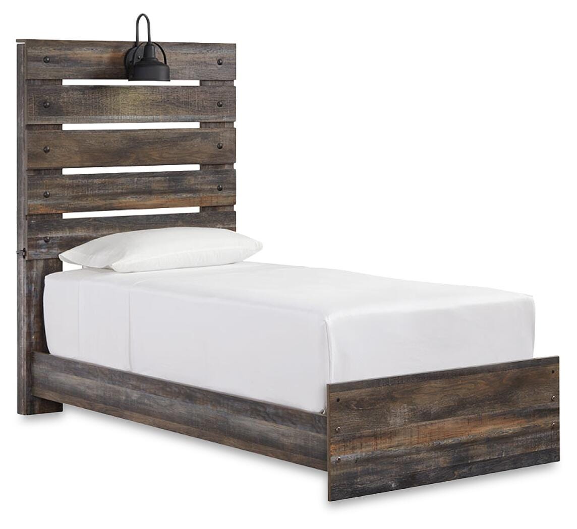 Drystan Panel Bed with Storage, Dresser and Nightstand - Multi  (B211-SI) - Image 5