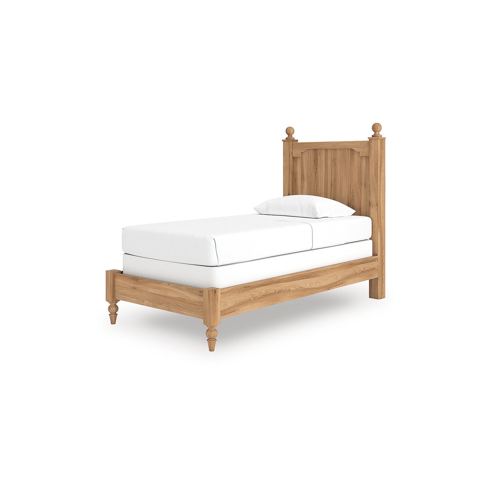 Aleaport Twin Panel Bed (PCB1075-SI) - Image 2