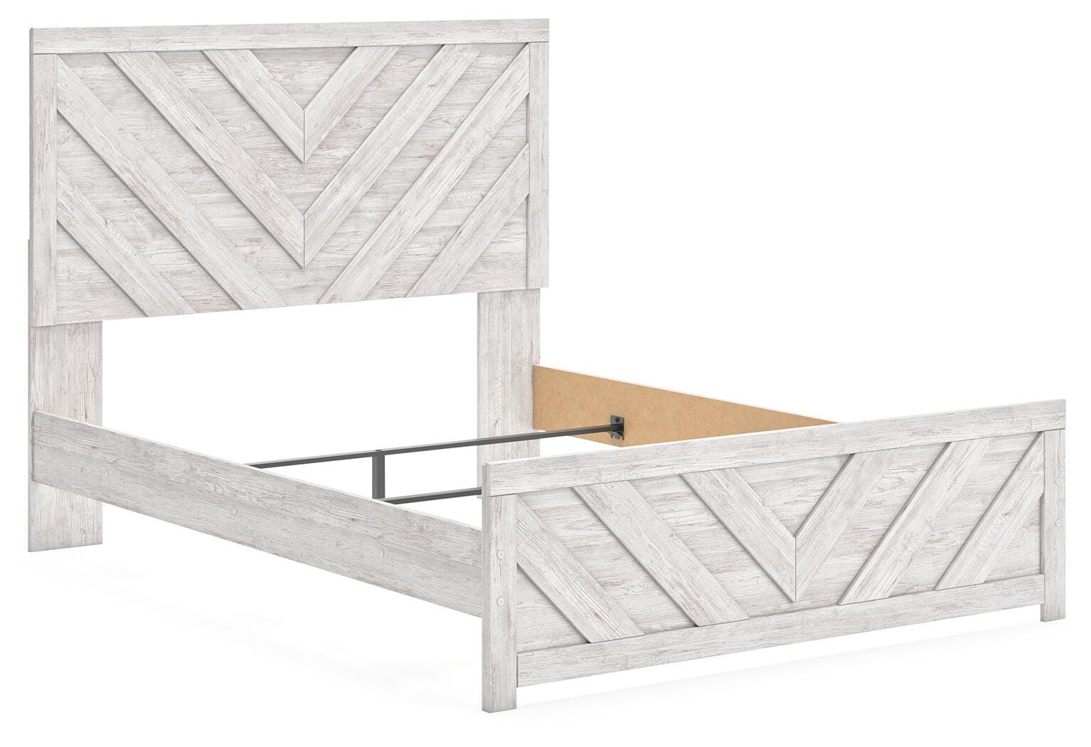 Cayboni Panel Bed, Chest and Nightstand (B3788-SI) - Image 12