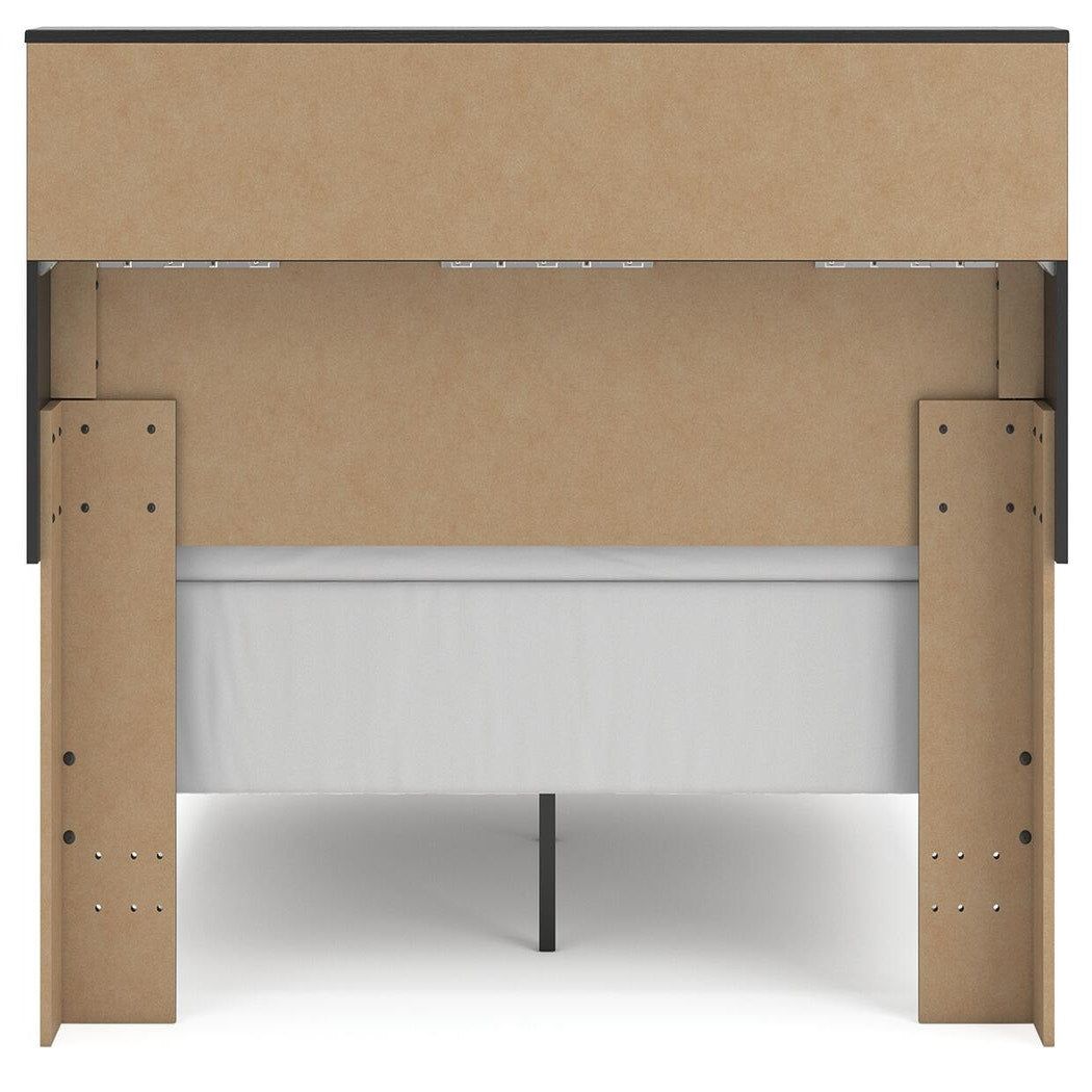 Broachmyn Full Bookcase Bed, Dresser and Mirror (PCB1118-SI) - Image 15