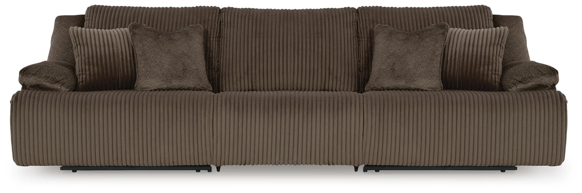 Top Tier 3-Piece Reclining Sectional Sofa (92705-SI)