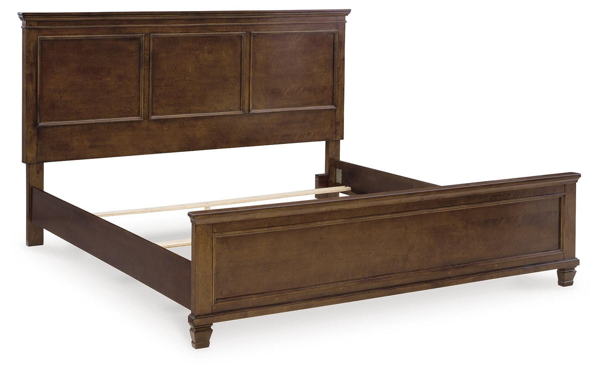 Danabrin Panel Bed, Dresser, Mirror and Nightstand - Brown  (B685-SI) - Image 11