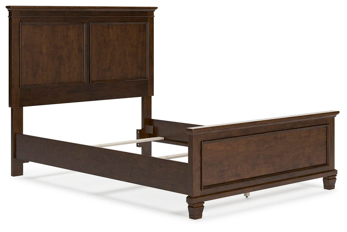 Danabrin Panel Bed, Dresser and Mirror - Brown  (B685-SI) - Image 11