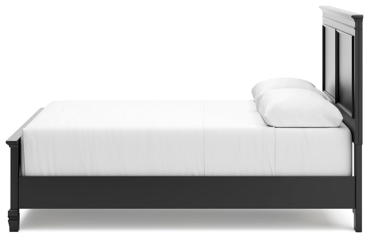 Lanolee Panel Bed, Dresser, Mirror and Nightstand - Black  (B687-SI) - Image 13
