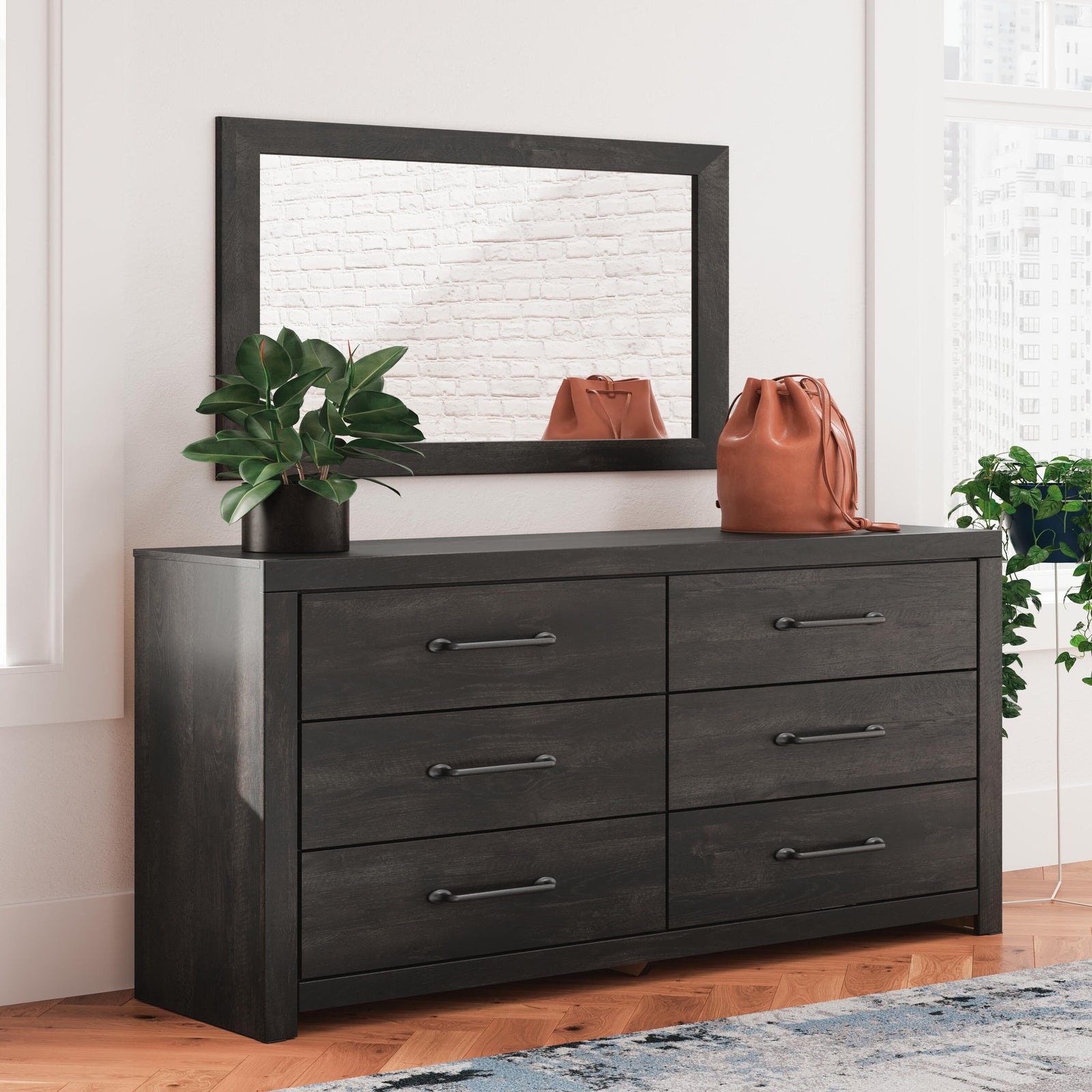 Hollivern Dresser and Mirror (PCB2108-SI) - Image 8