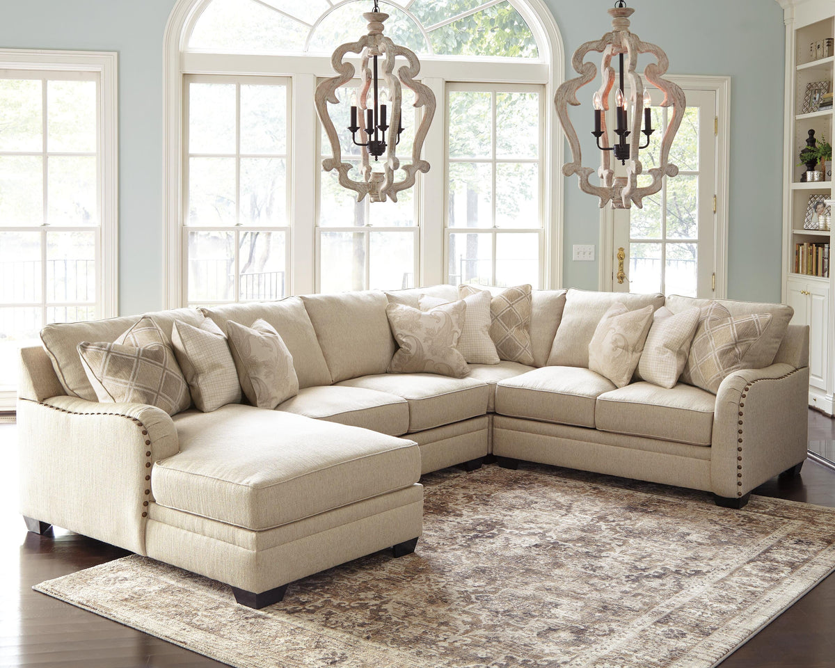 Luxora 4-Piece Sectional with Chaise (52521-SI) - Image 2