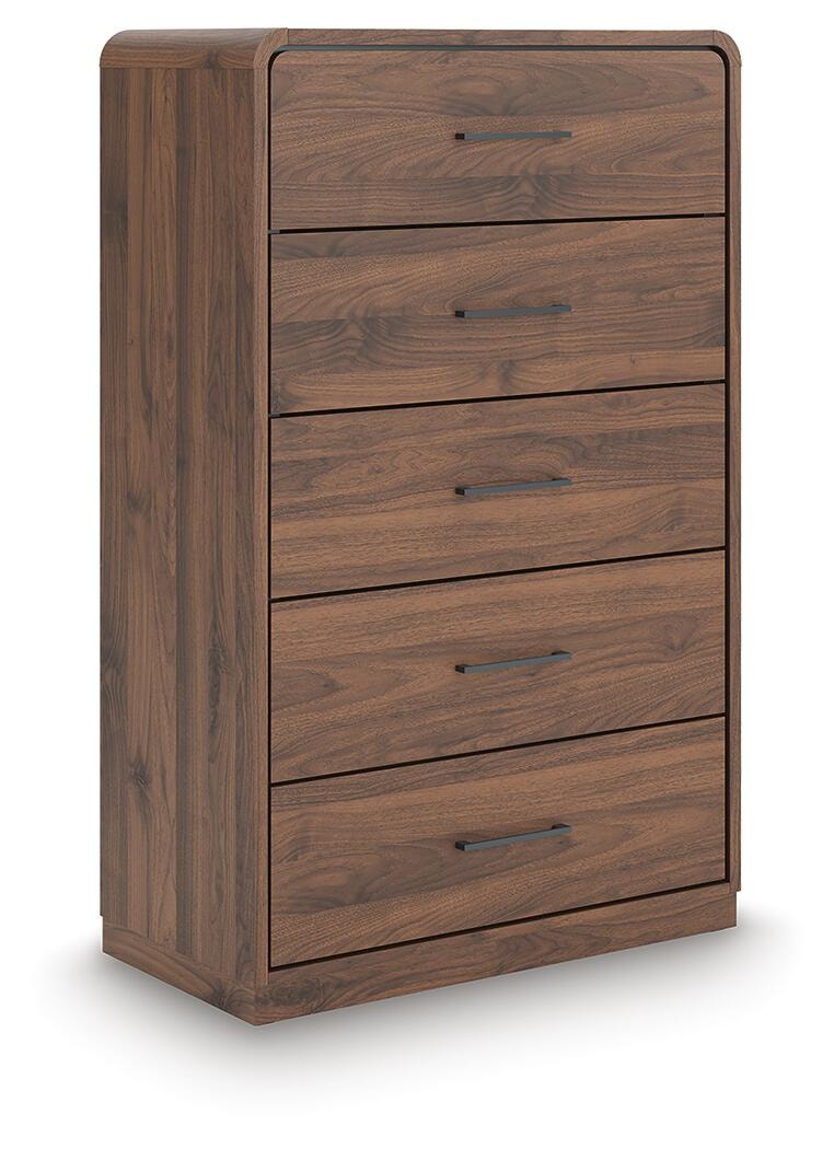 Fortlorn King Panel Bed, Dresser, Mirror and Chest (PCB386-SI) - Image 10