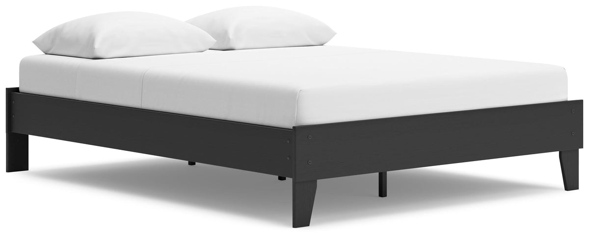 Socalle Platform Bed - Black  (EB1865-SI) - Image 8