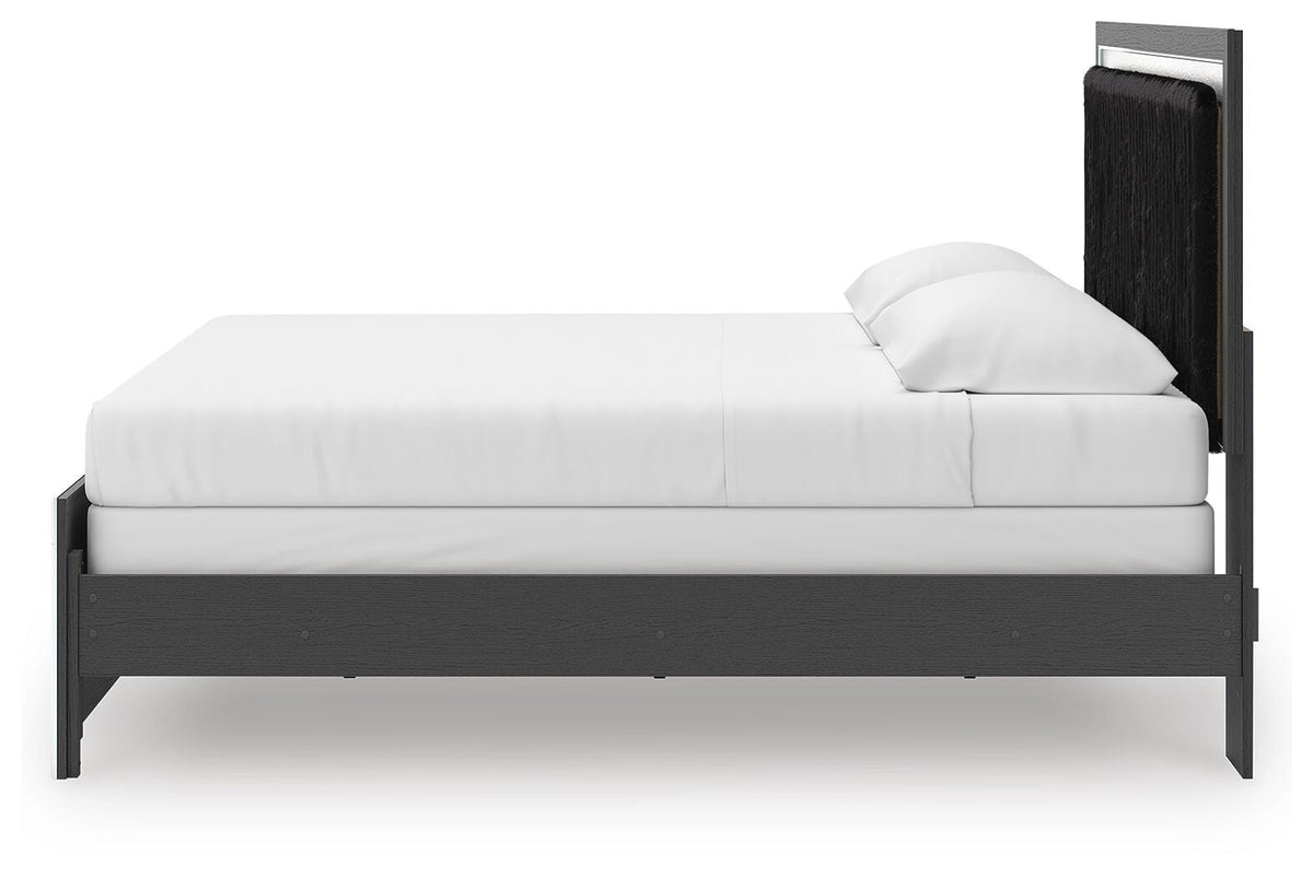 Zuraleus King Panel Bed, Dresser, Mirror and Nightstand (PCB3380-SI) - Image 14
