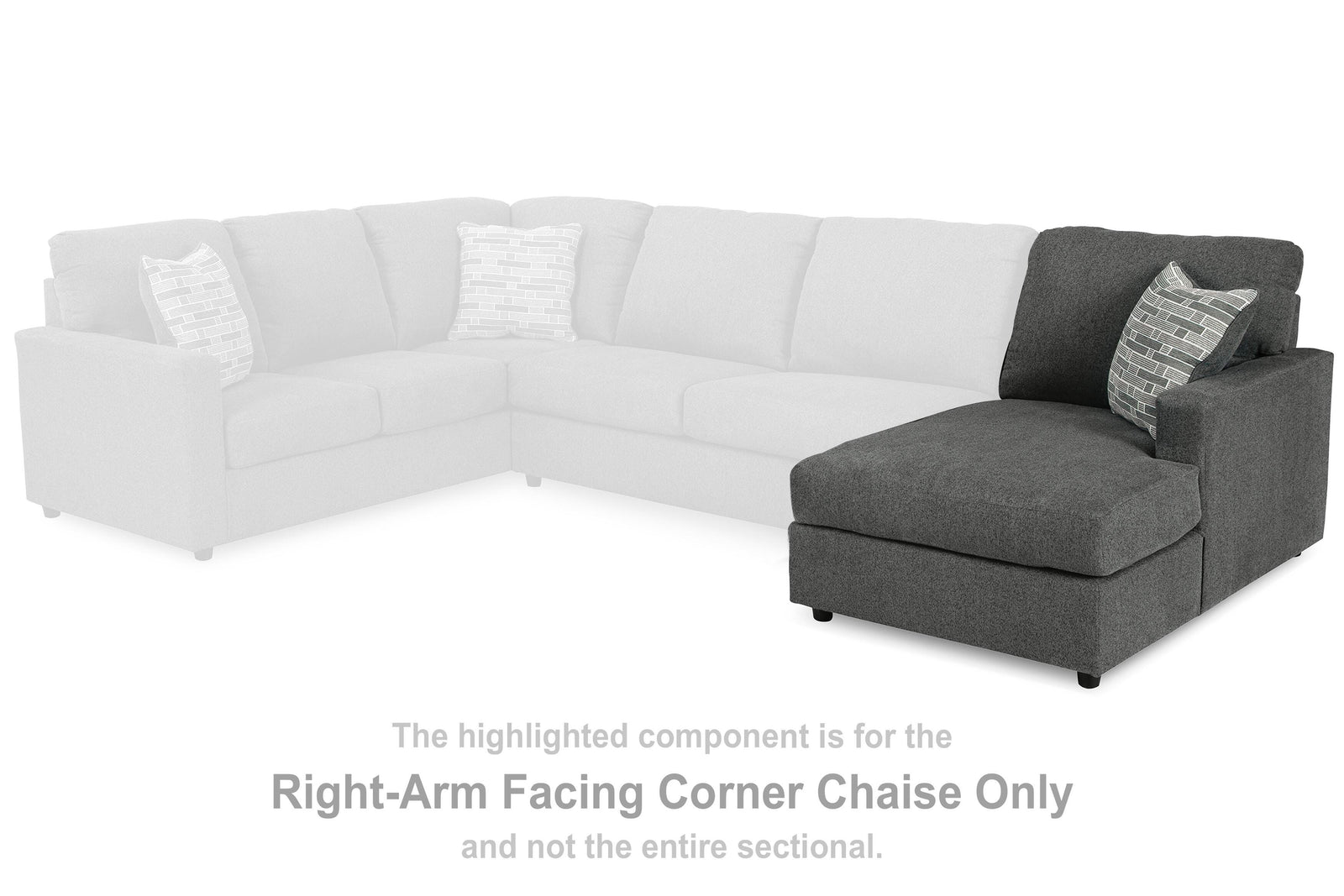 Edenfield Left-Arm Facing Sofa with Corner Wedge (29003-SI) - Image 17