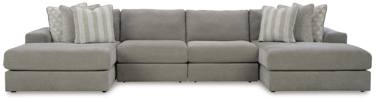 Avaliyah 4-Piece Double Chaise Sectional (58103-SI)