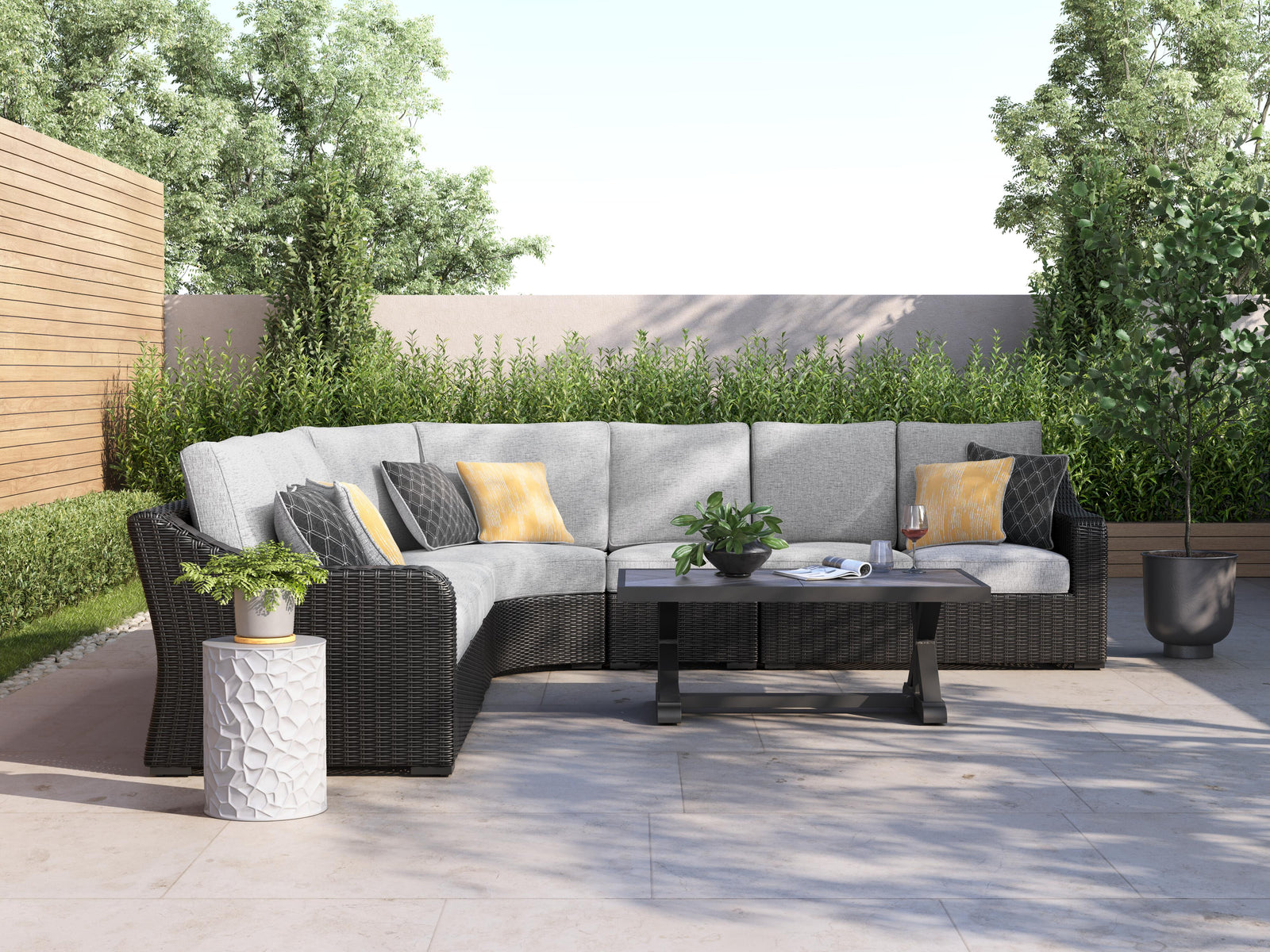 Beachcroft 5-Piece Outdoor Sectional (P792-SI) - Image 17