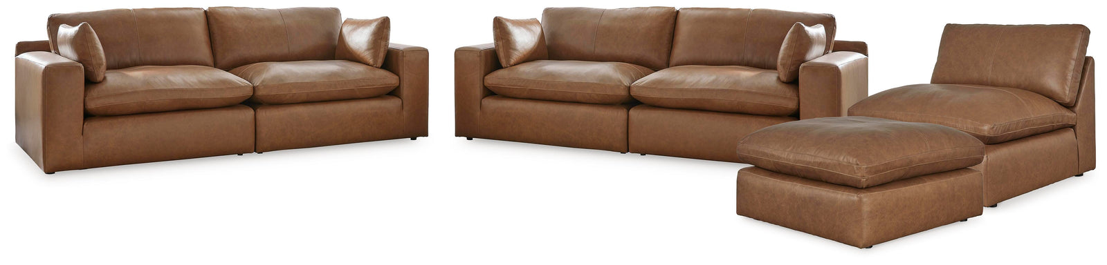 Emilia 3-Piece Sectional Sofa, 2-Piece Sectional Loveseat and Ottoman (30901-SI)