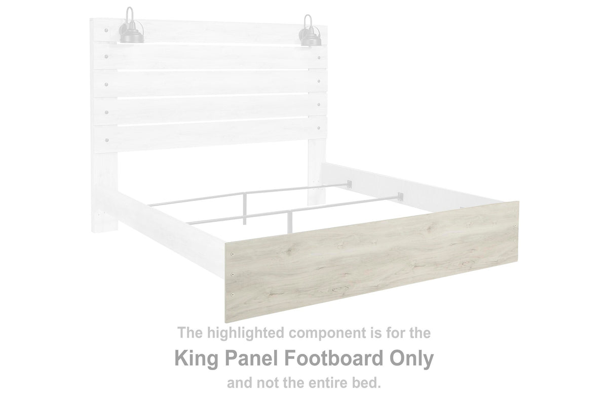 Cambeck Panel Footboard - Whitewash  (B192-SI)
