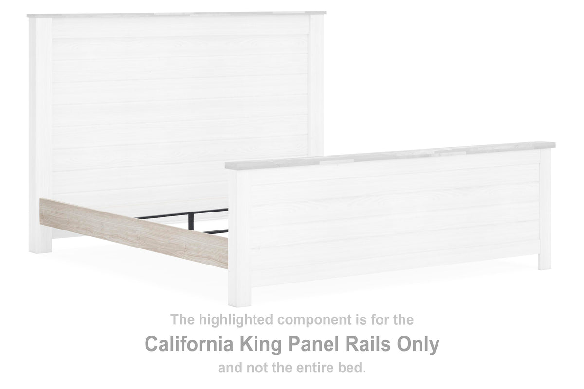 Willowton Panel Rails - Whitewash  (B267-SI)