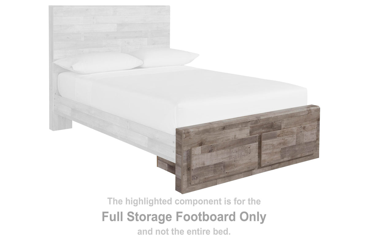 Effie Storage Footboard - Whitewash  (B255-SI) - Image 3