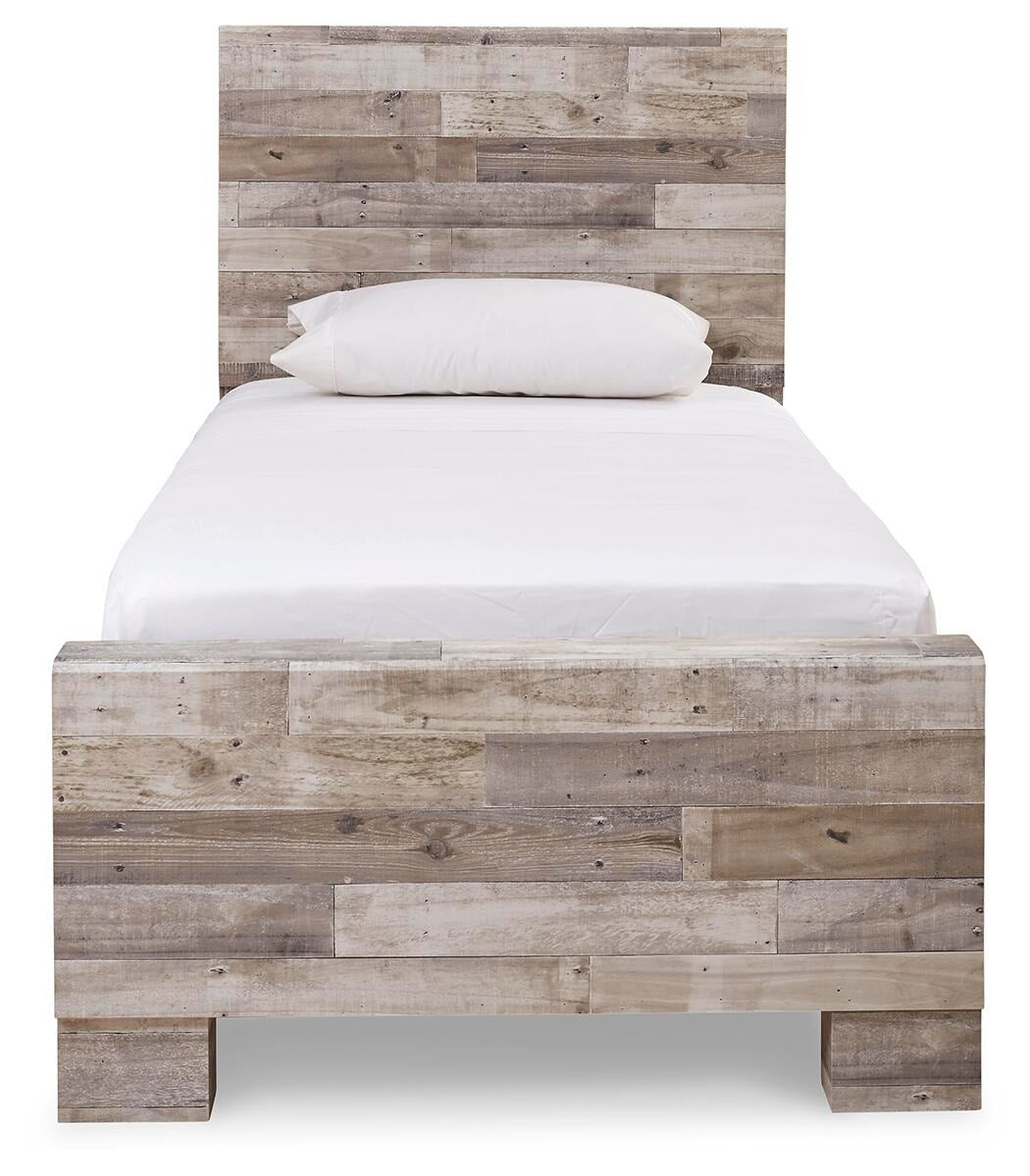 Effie Panel Footboard - Whitewash  (B255-SI) - Image 3