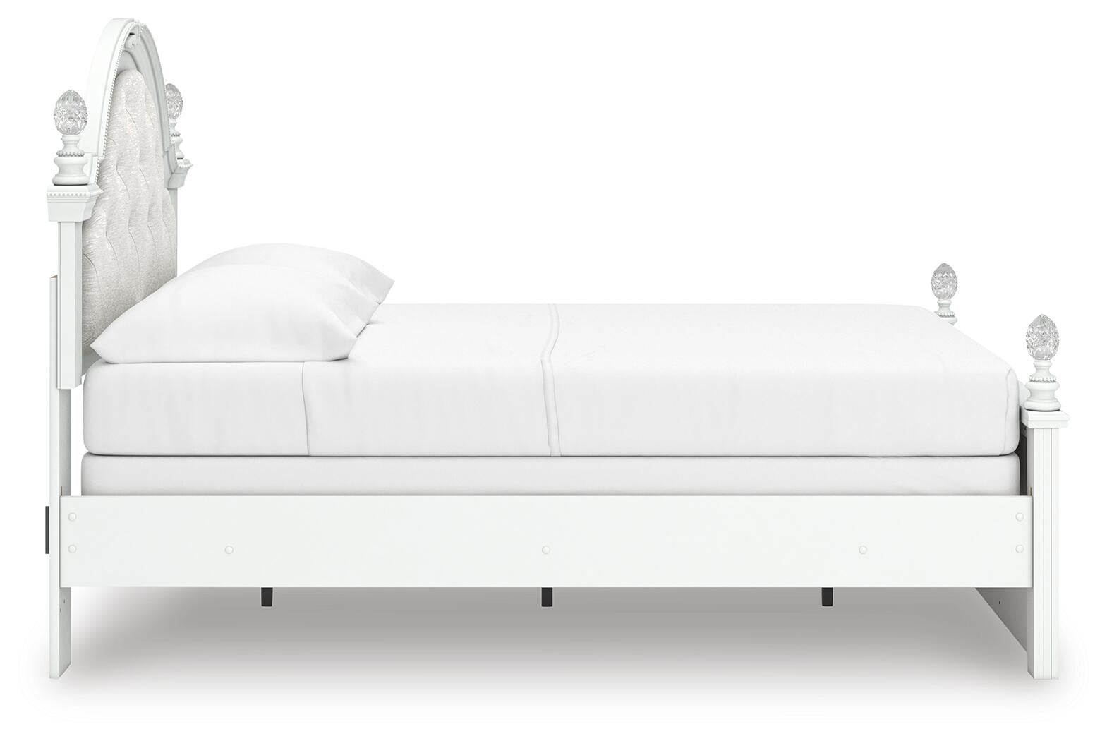 Kozlani Full Upholstered Panel Bed, Dresser and Mirror (PCB1819-SI) - Image 4